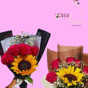 Clasico Rosas y Girasoles