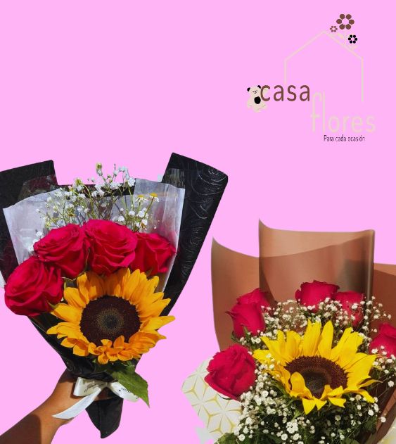Clasico Rosas y Girasoles
