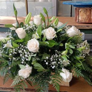 CUBRE URNA ROSAS